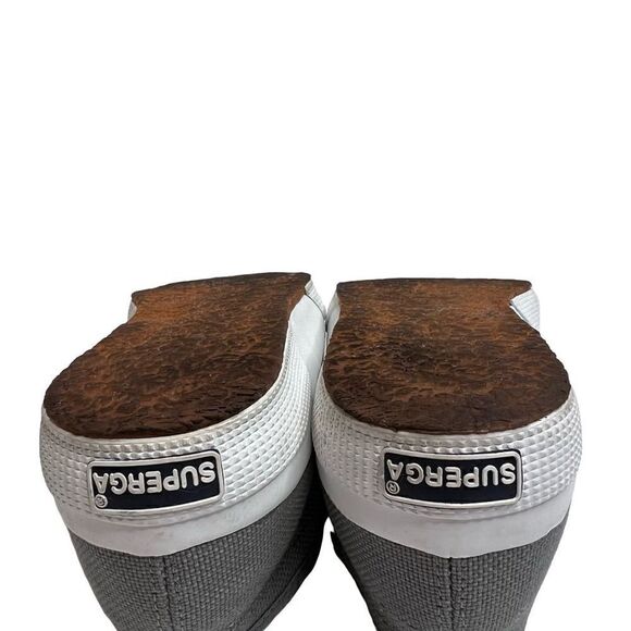 Superga gray classic canvas low top sneakers size 7 - Picture 15 of 16